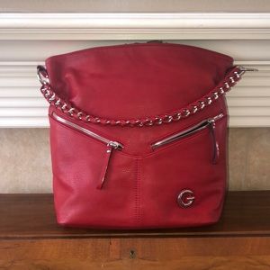 Bright Red Guess purse.